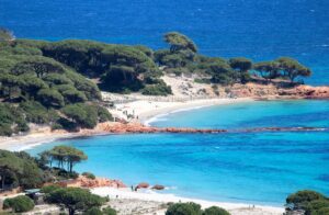 Plage de Palombaggia Corse du sud vers Porto Vecchio