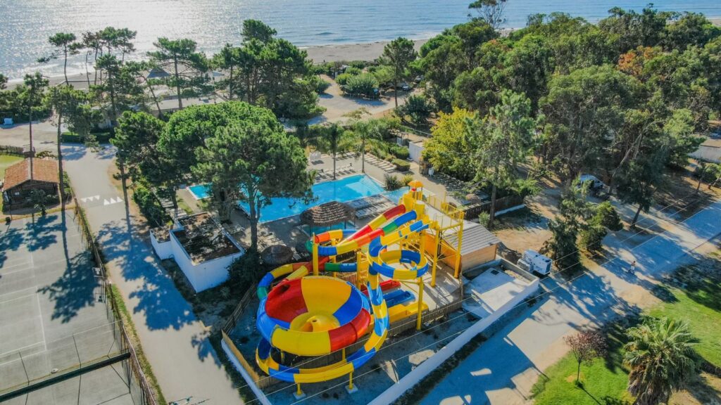 Camping Marina Aléria en Haute Corse dans la zone d'Aléria, un camping Corse bord de mer et de plage