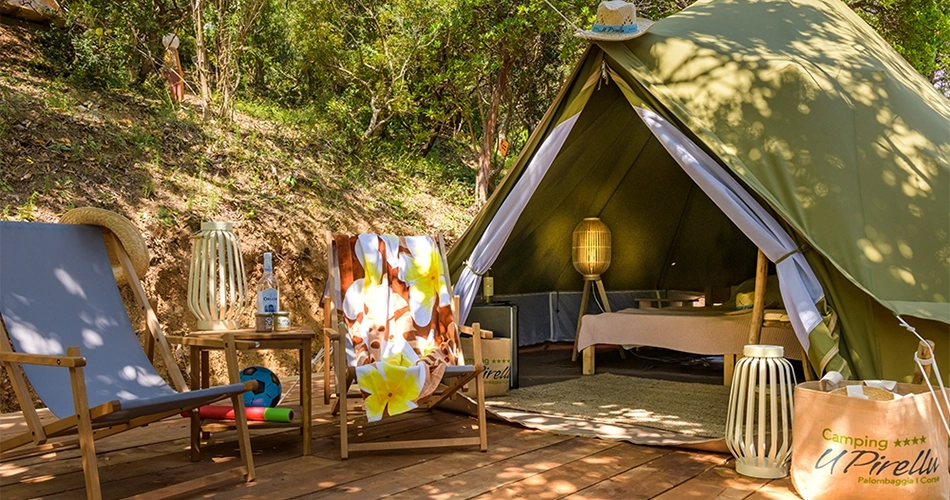 Hébergement insolite au Camping U Pirellu à Porto-Vecchio