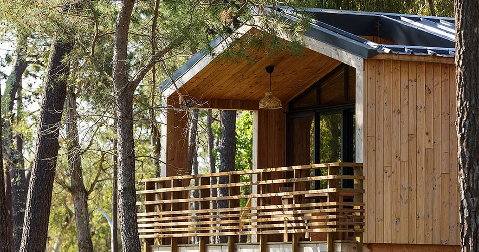 Chalets au bord de mer à Porto-Vecchio