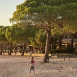 Plage de sable fin au Camping Golfo di Sogno